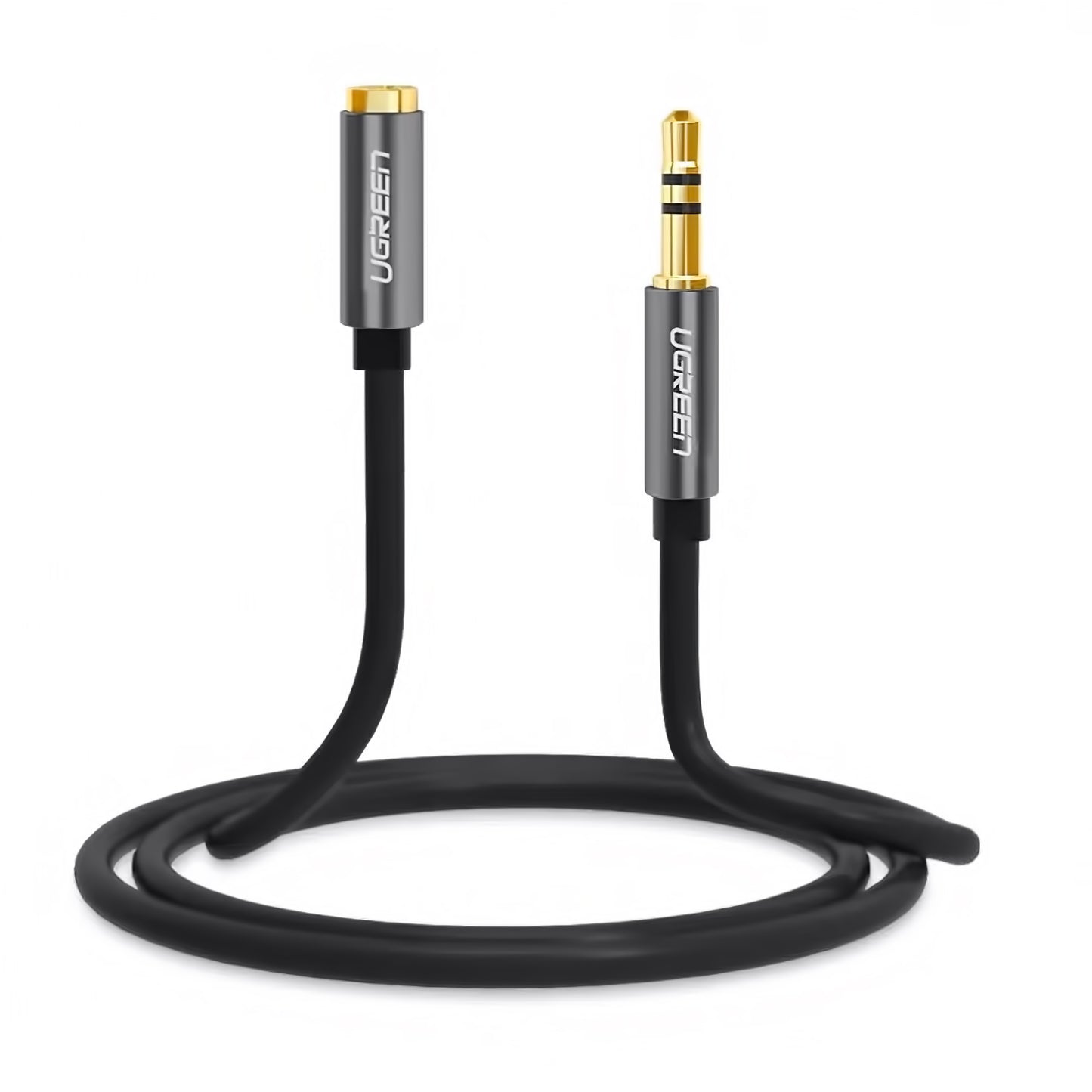 UGREEN AV118 3.5mm - 3.5mm Audio Adapter, 1m, Black