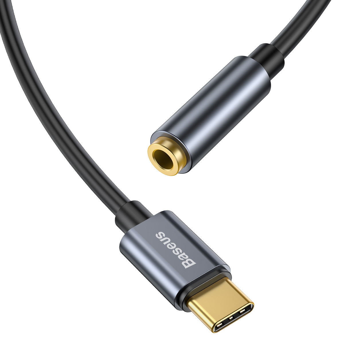 USB-C to 3.5mm Audio Adapter Baseus L54, Gray CATL54-0G