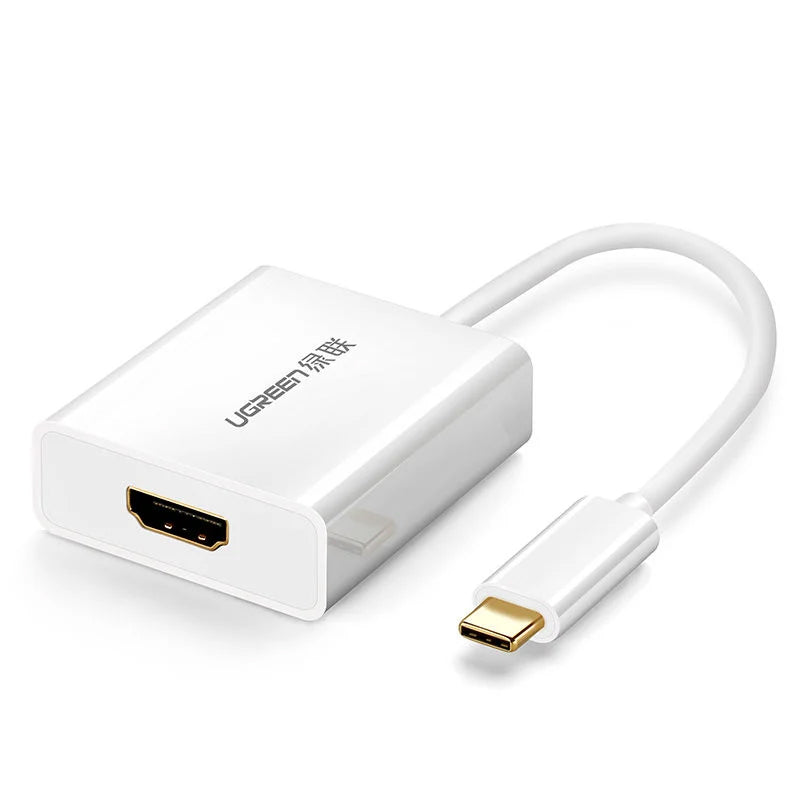 UGREEN USB-C to HDMI Audio and Video Adapter, White