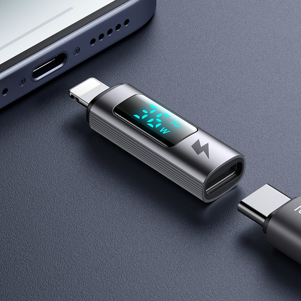 USB-C to Lightning Data and Charging Adapter McDodo OT-6100 Wales Display, Black