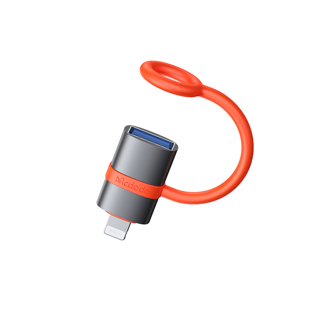 OTG Lightning - USB-A McDodo OT-2600 Adapter, Gray