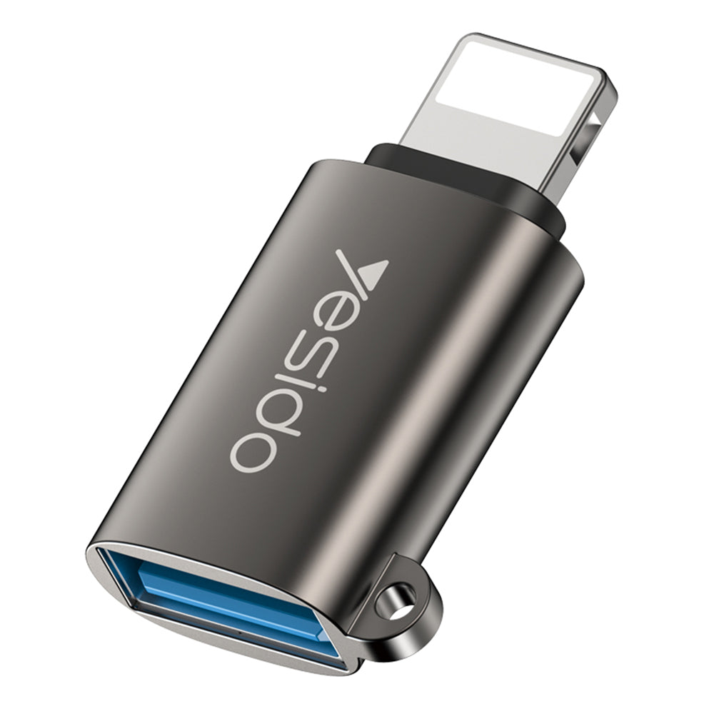 OTG Lightning - USB-A Yesido GS14 Adapter, Black