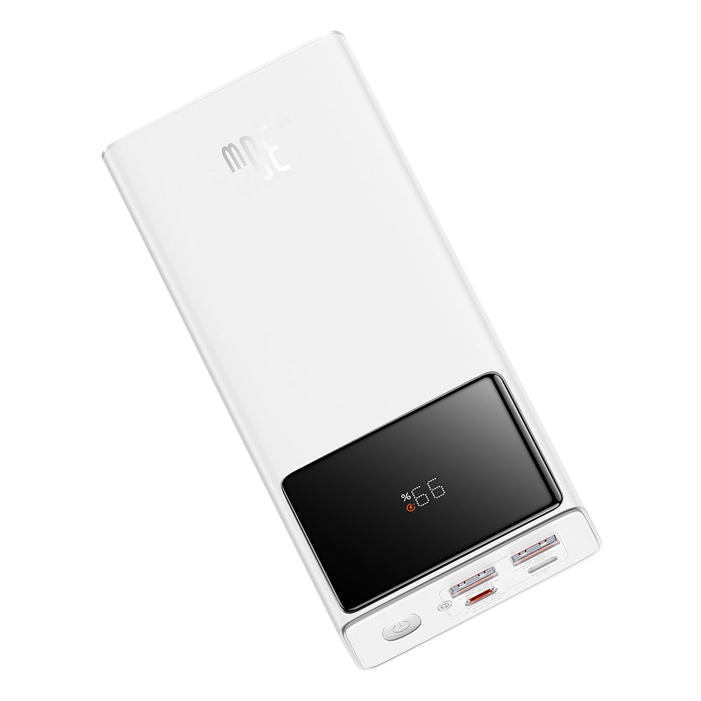 Baseus Star Lord External Battery, 20000mAh, 30W, QC + PD, 1 x USB-C - 2 x USB-A, White P10022904213-00