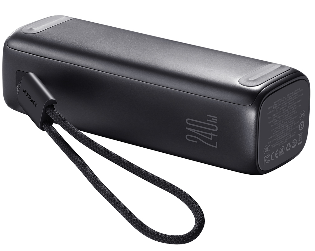 Joyroom PODIX PR70 Power Bank, 25000mAh, 240W, QC + PD, 1 x USB-A - 3 x USB-C, Black