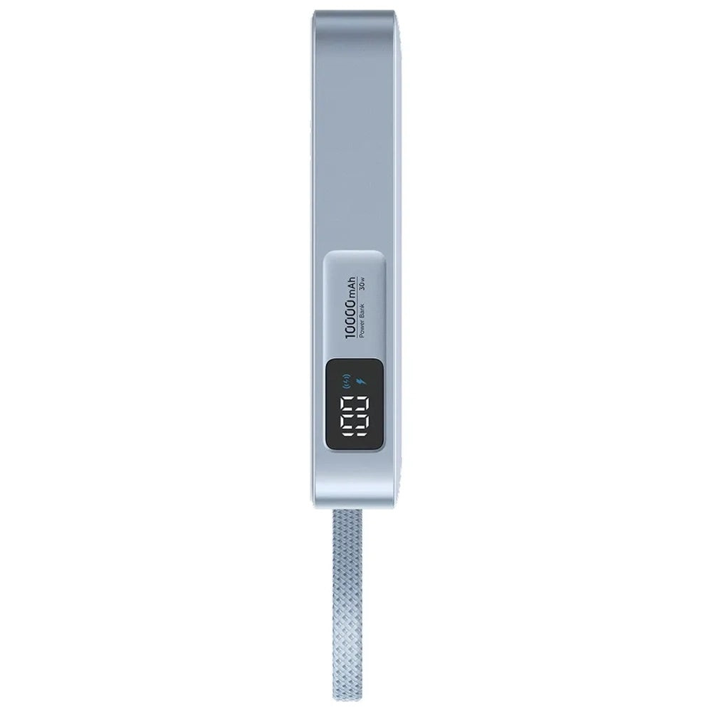 UGREEN MagFlow PB773 Wireless External Battery (65958B), 10000mAh, 25W, PD + FQI, 1 x QI - 2 x USB-C, Blue