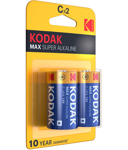 Kodak Max Super Battery, LR14, Set of 2 pieces