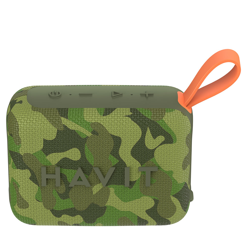 HAVIT SK874BT Portable Bluetooth Speaker, 8W, Waterproof, Camouflage