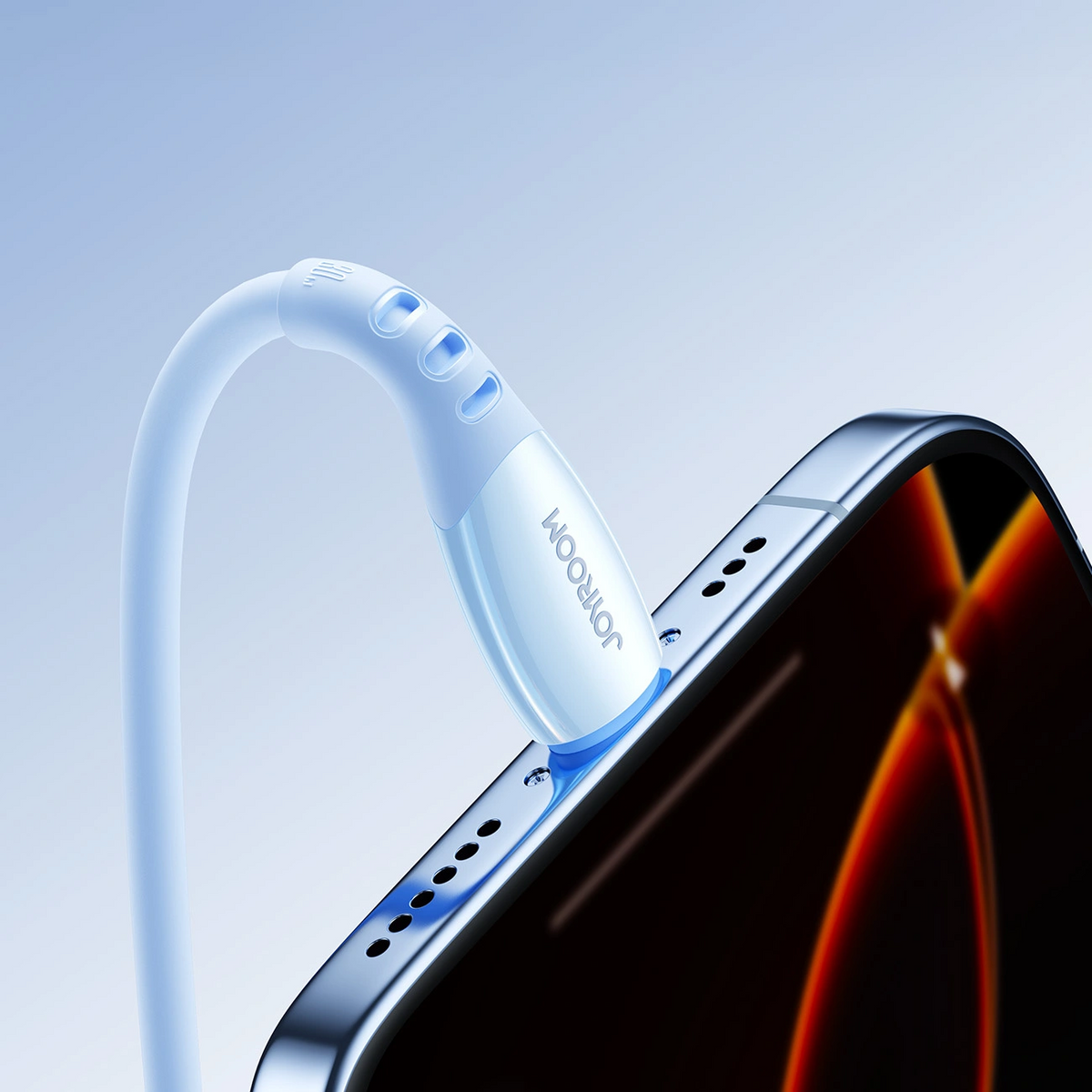 USB-C to Lightning Data and Charging Cable Joyroom S-A59 Vibrant, 30W, 1.2m, Blue