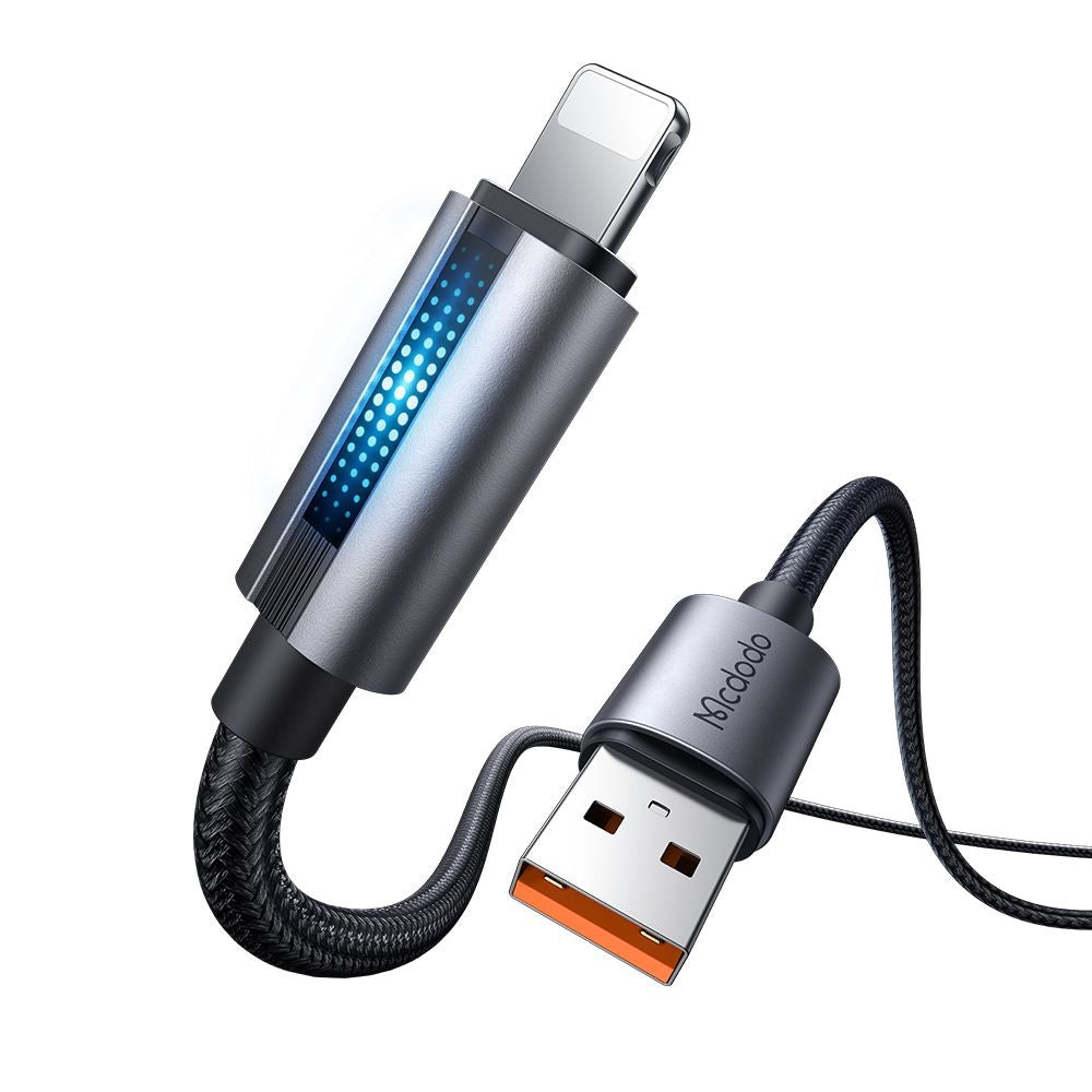 USB-A to Lightning McDodo CA-5660 Data and Charging Cable, 18W, 1.2m, Black