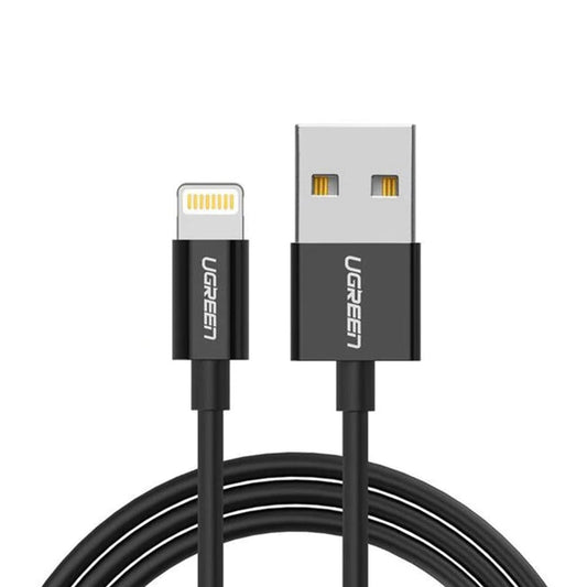UGREEN 80823 USB-A to Lightning Data and Charging Cable, 18W, 2m, Black