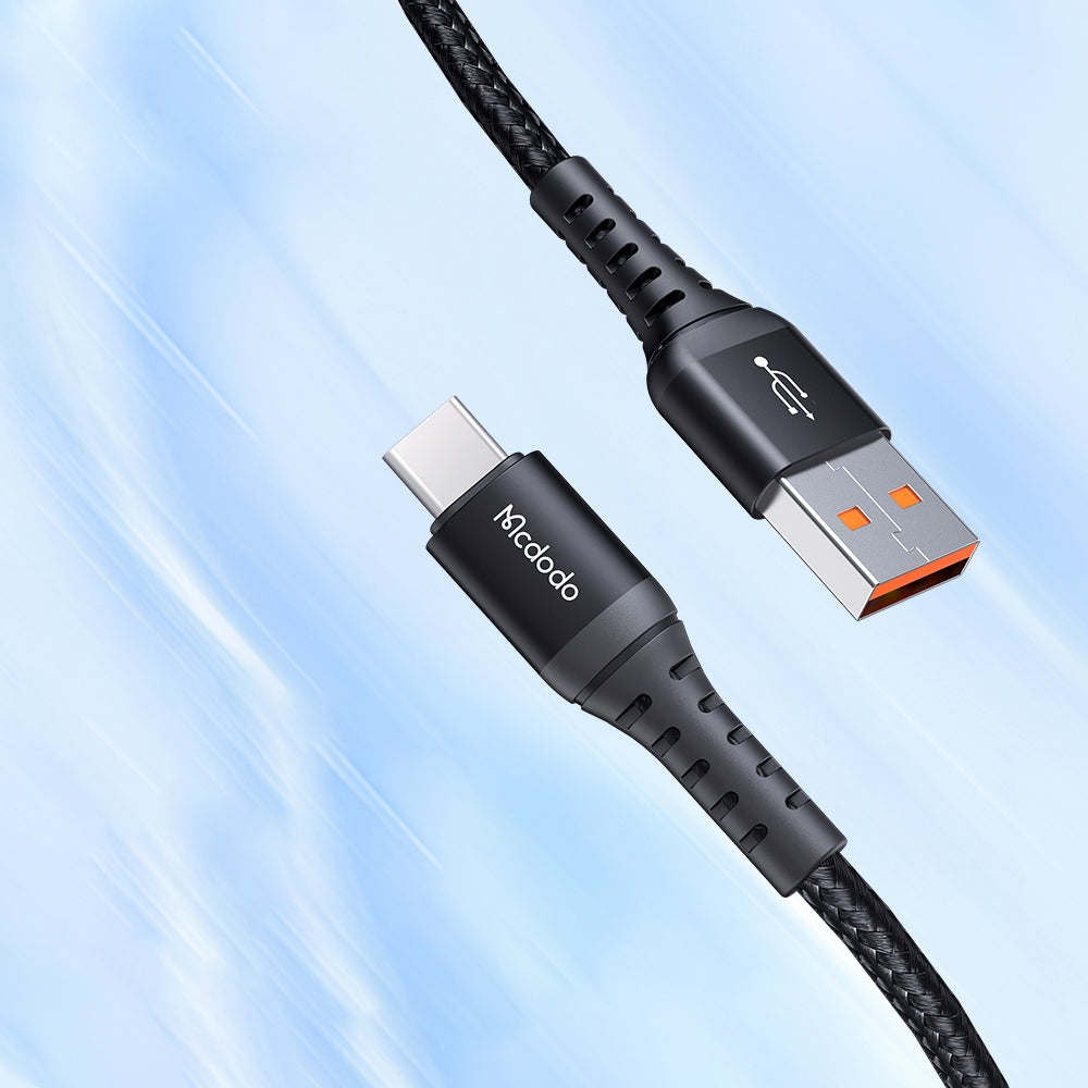 USB-A to USB-C McDodo CA-2271 Data and Charging Cable, 18W, 1m, Black