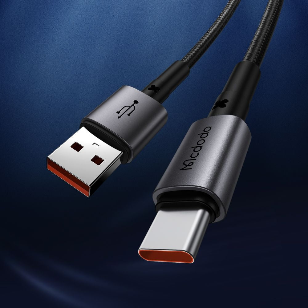USB-A to USB-C McDodo CA-3590 Data and Charging Cable, 100W, 1.2m, Black