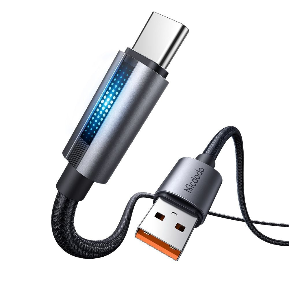 USB-A to USB-C Data and Charging Cable McDodo CA-5180, 100W, 1.2m, Black
