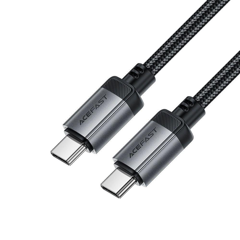 USB-C Data and Charging Cable - USB-C Acefast C20-03, 60W, 1.2m, Black