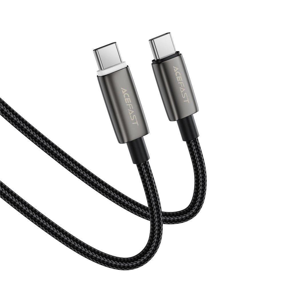 USB-C Data and Charging Cable - USB-C Acefast C23-03, 60W, 1.2m, Black