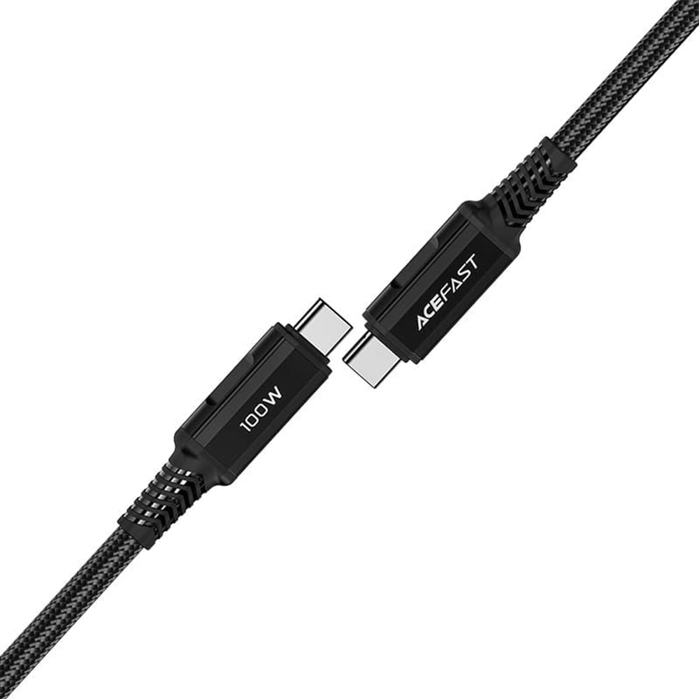 USB-C Data and Charging Cable - USB-C Acefast C4-03, 100W, 2m, Black