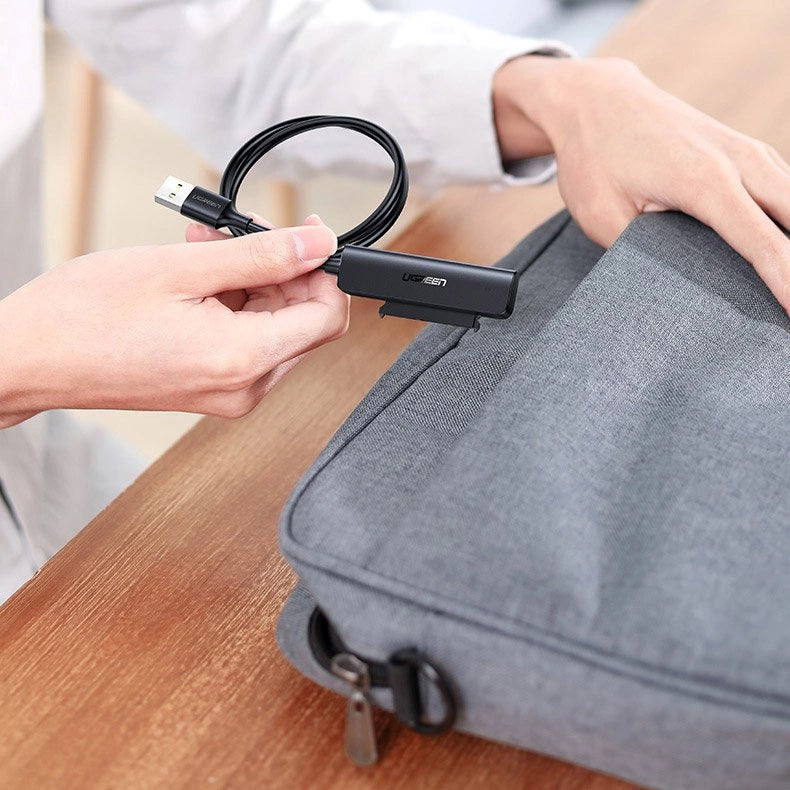 UGREEN CM321 SATA Cable, USB-A 3.0 - SATA 2.5inch, 0.5m, Black