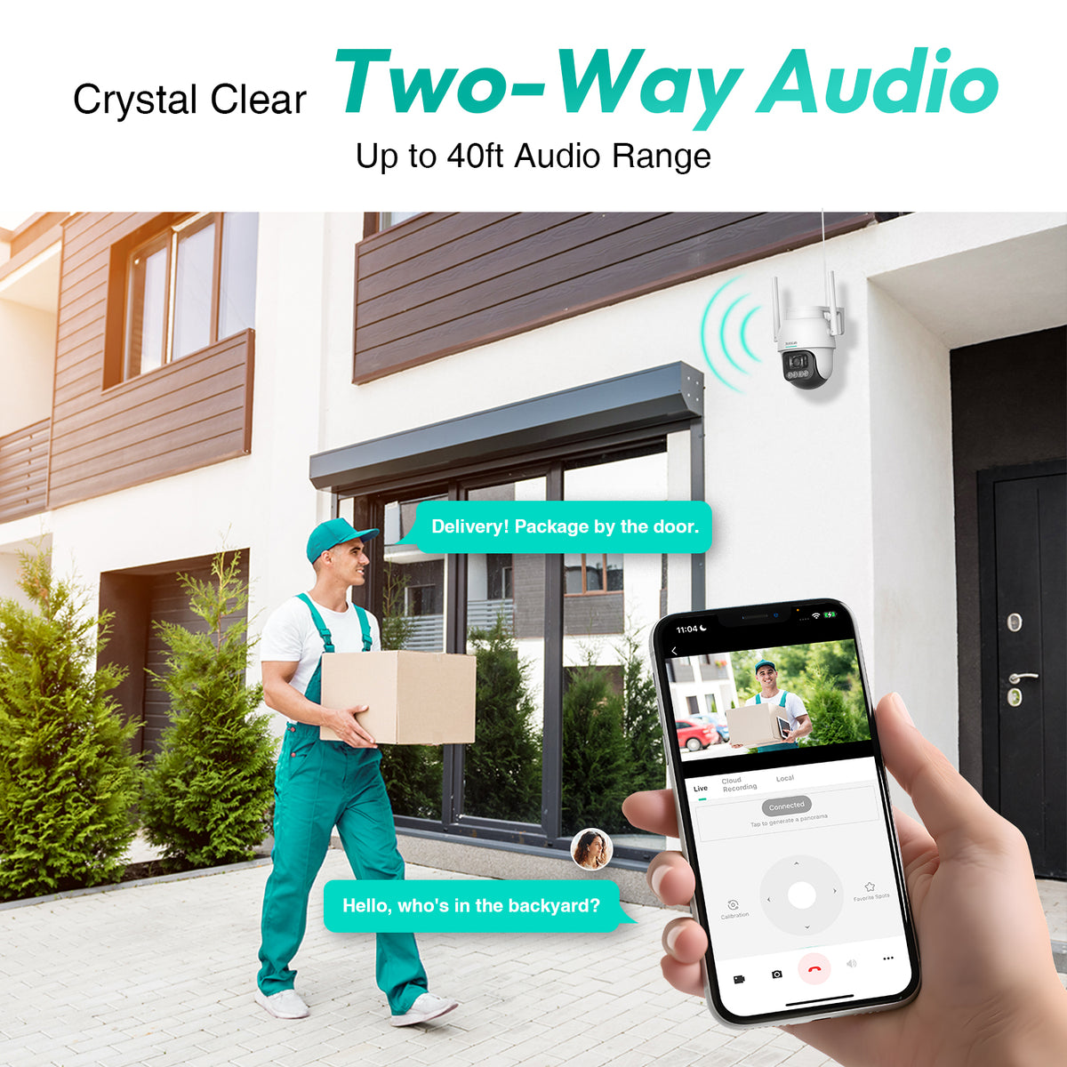 Surveillance Camera Botslab W311, Wi-Fi, 2K, IP66, Outdoor