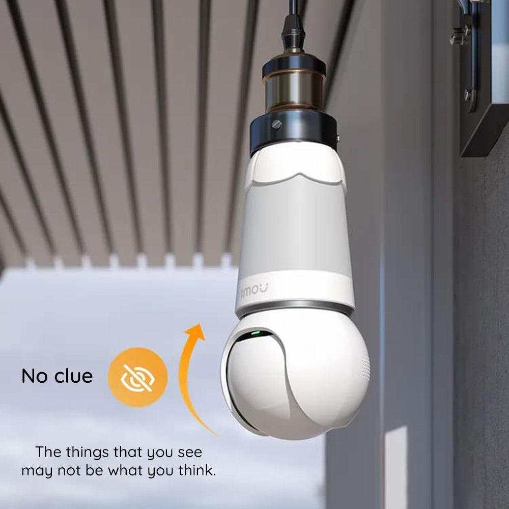 Imou Bulb Surveillance Camera, Wi-Fi, 2K, Indoor IPC-S6DP-5M0WEB-E27
