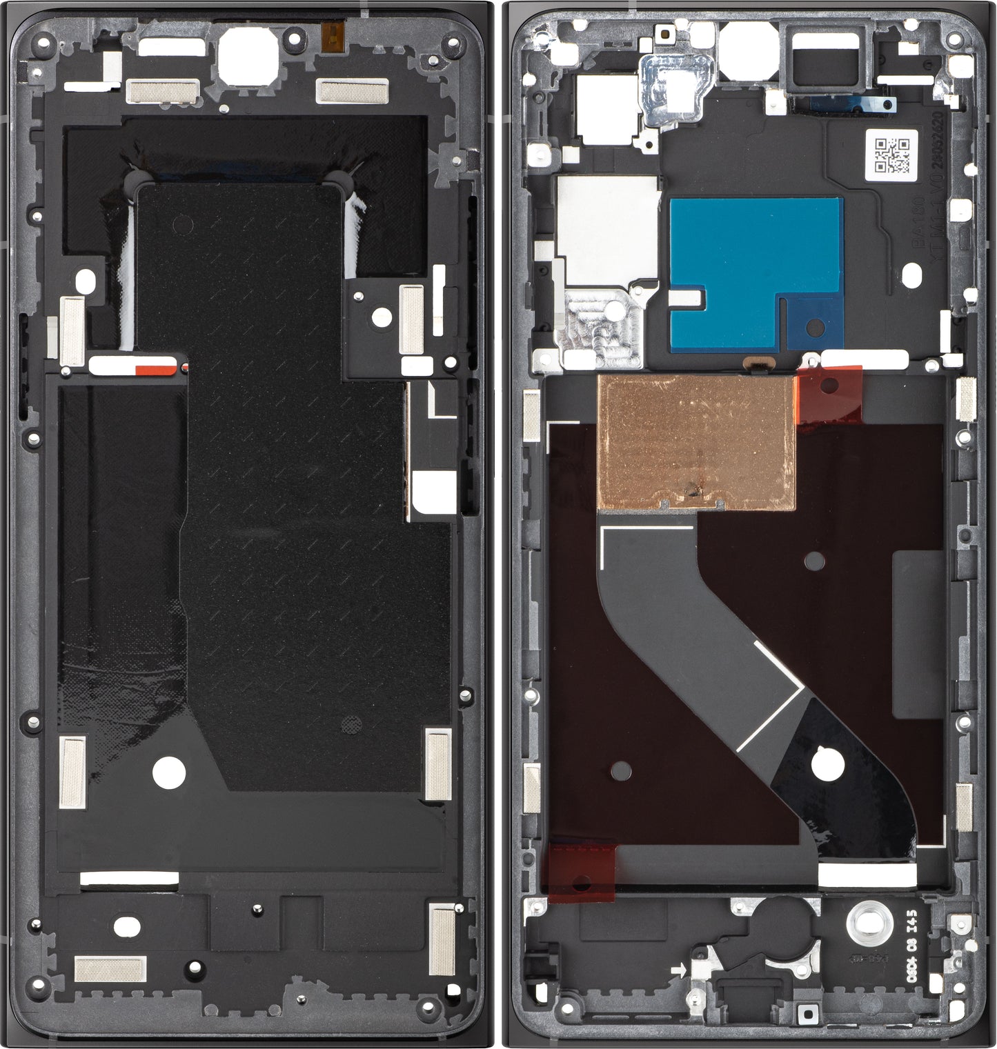 HMD Skyline Middle Housing, Black (Twisted Black), Service Pack HQ25201007GW0