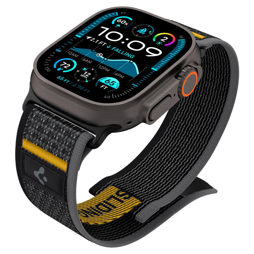 Spigen Athlex Air Strap for Apple Watch 49mm / 46mm / 45mm / 44mm Series, Black AMP09033
