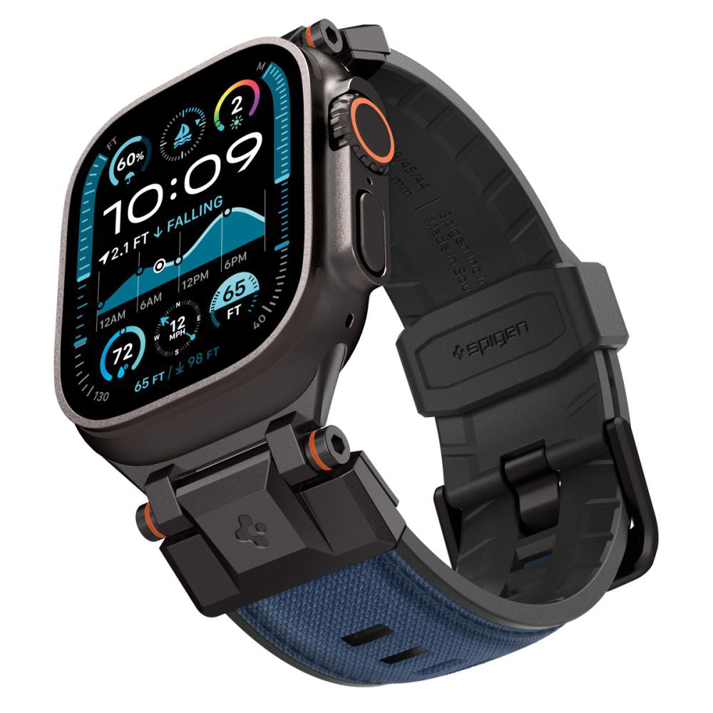 Spigen DuraPro Armor Strap for Apple Watch 49mm / 46mm / 45mm / 44mm / 42mm Series, Navy Blue AMP09103
