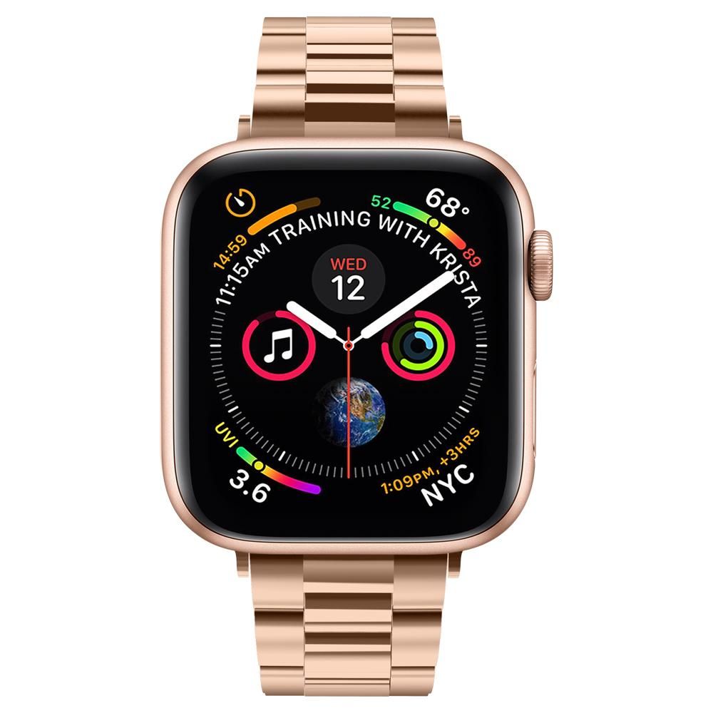 Spigen Modern Fit Strap for Apple Watch 42mm / 41mm / 40mm / 38mm Series, Rose Gold