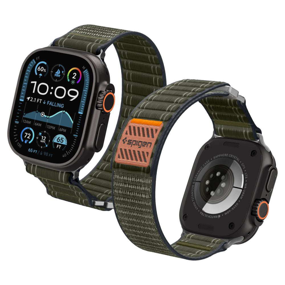 Spigen WBF0 Strap for Apple Watch 49mm / 46mm / 45mm / 44mm Series, Green AMP10142