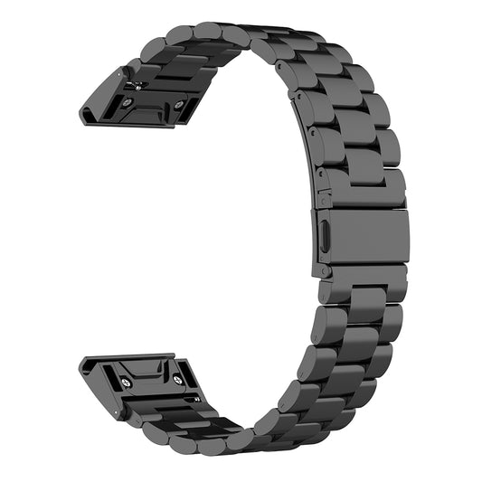 Techsuit W010 Strap for Garmin Watch Fenix Series, 26mm, Black