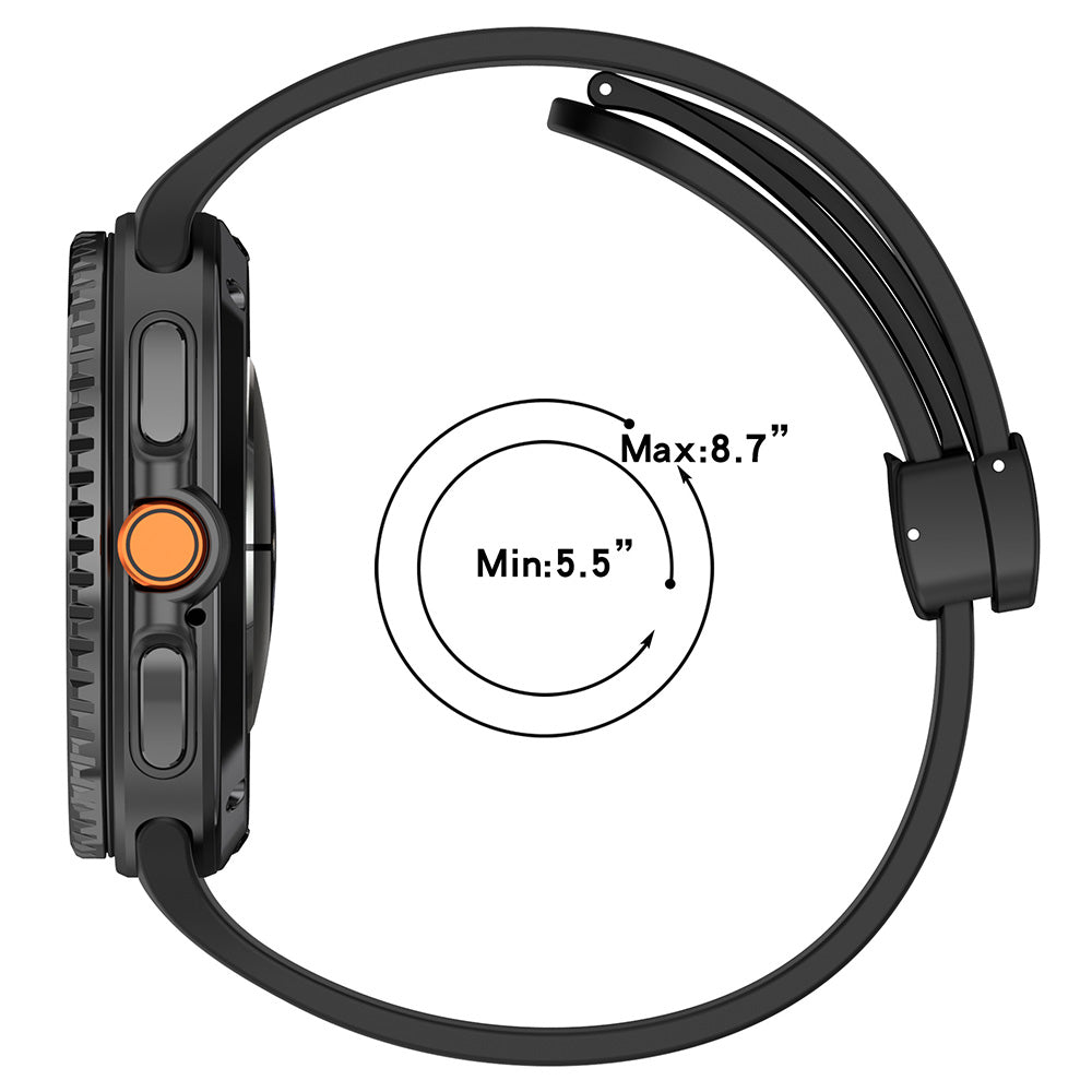 Techsuit W011 Strap for Samsung Galaxy Watch8 / Watch8 Classic Series, Gray