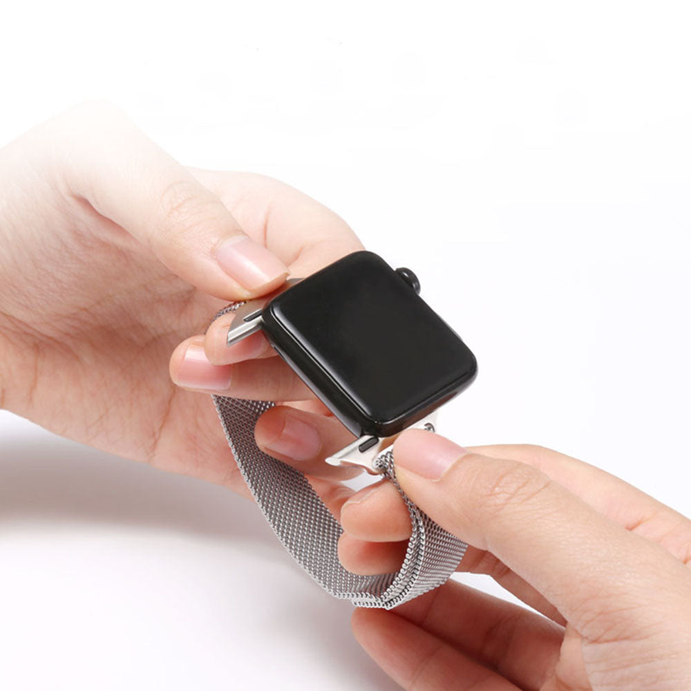 Techsuit W034 Strap for Apple Watch 42mm / 41mm / 40mm / 38mm Series, Dark gold