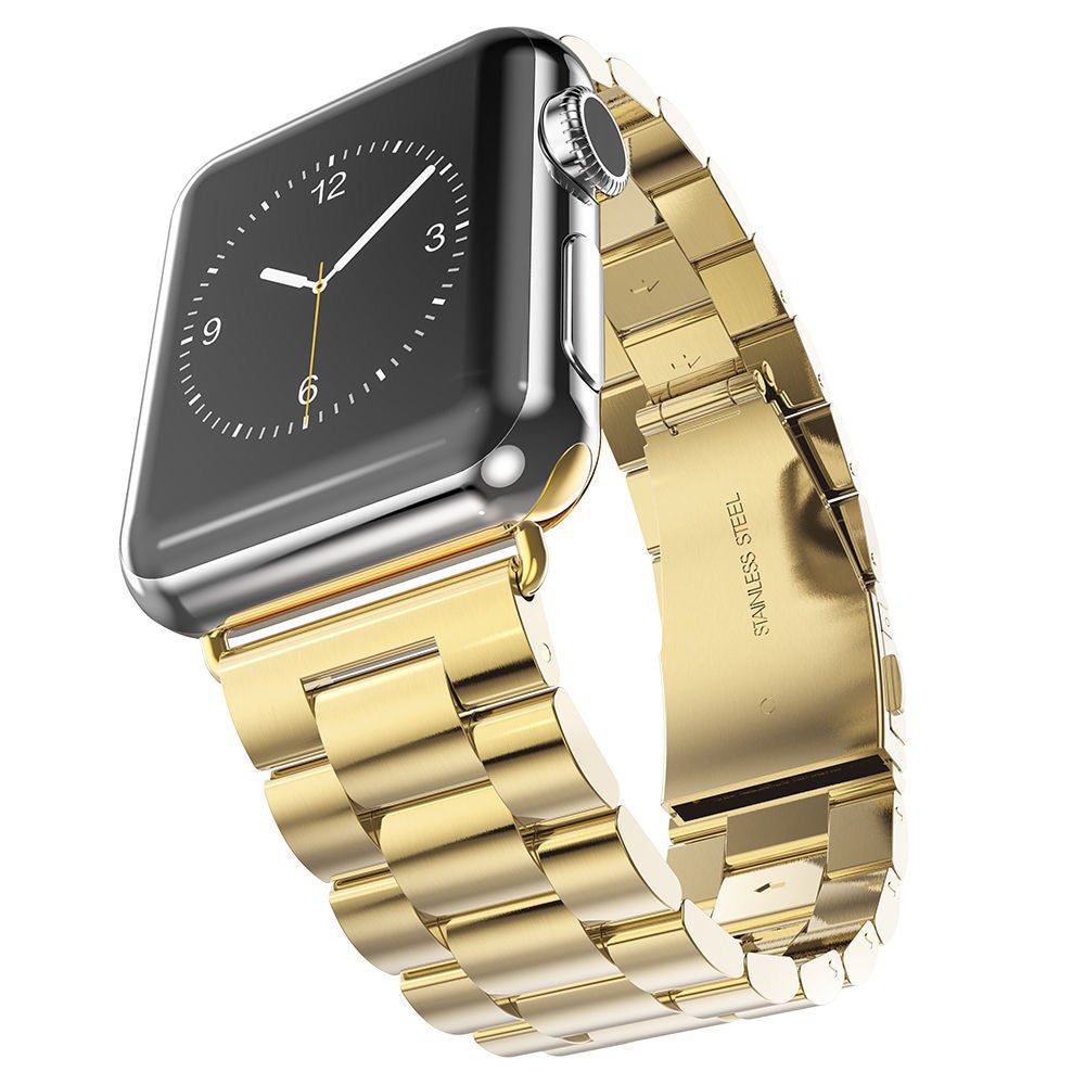 Techsuit W036 Strap for Apple Watch 49mm / 46mm / 45mm / 44mm / 42mm Series, Gold