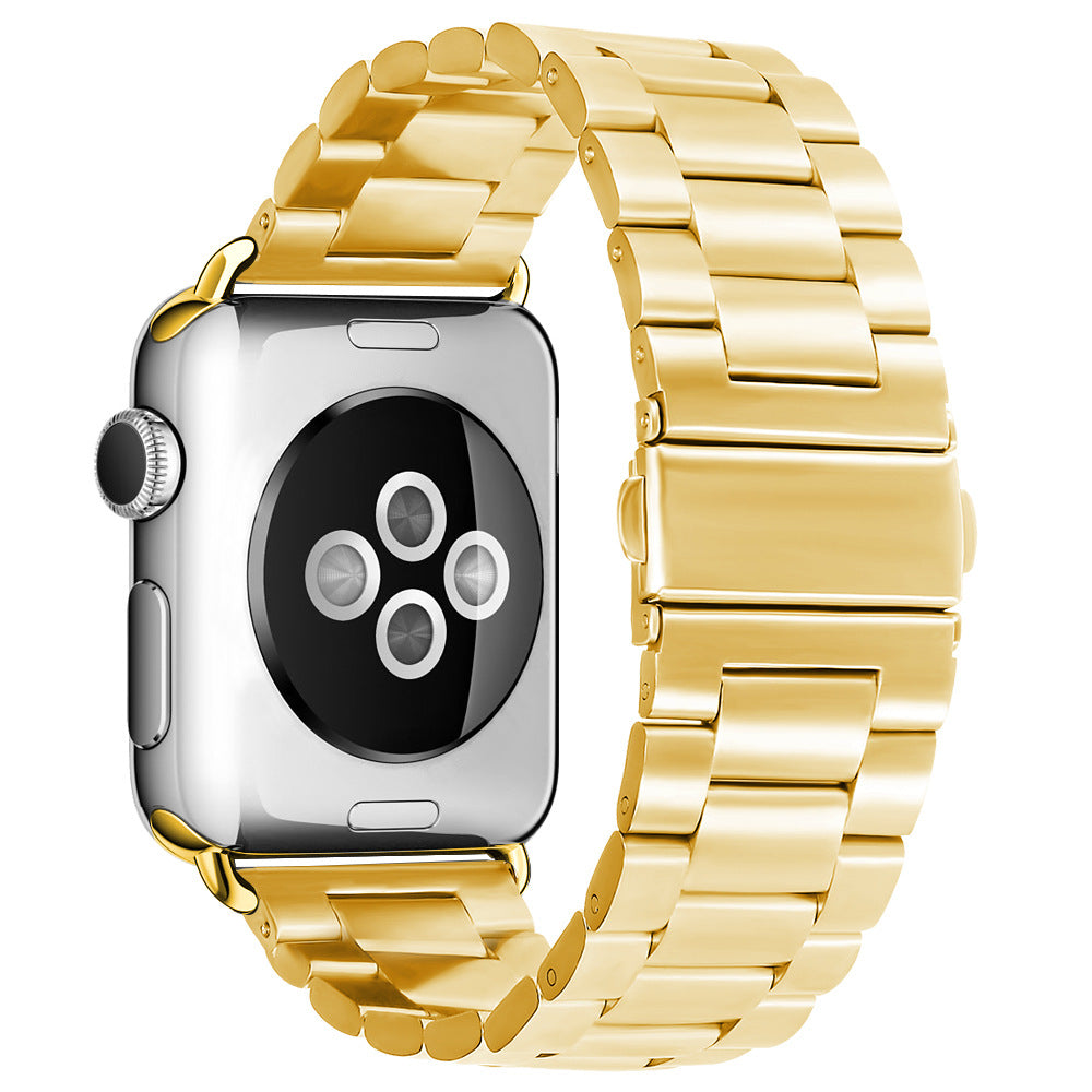 Techsuit W036 Strap for Apple Watch 49mm / 46mm / 45mm / 44mm / 42mm Series, Gold