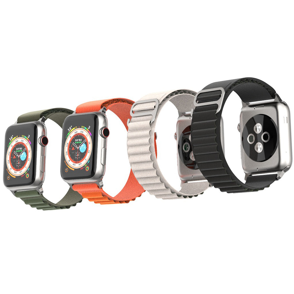 Techsuit W037 Strap for Apple Watch 42mm / 41mm / 40mm / 38mm Series, White