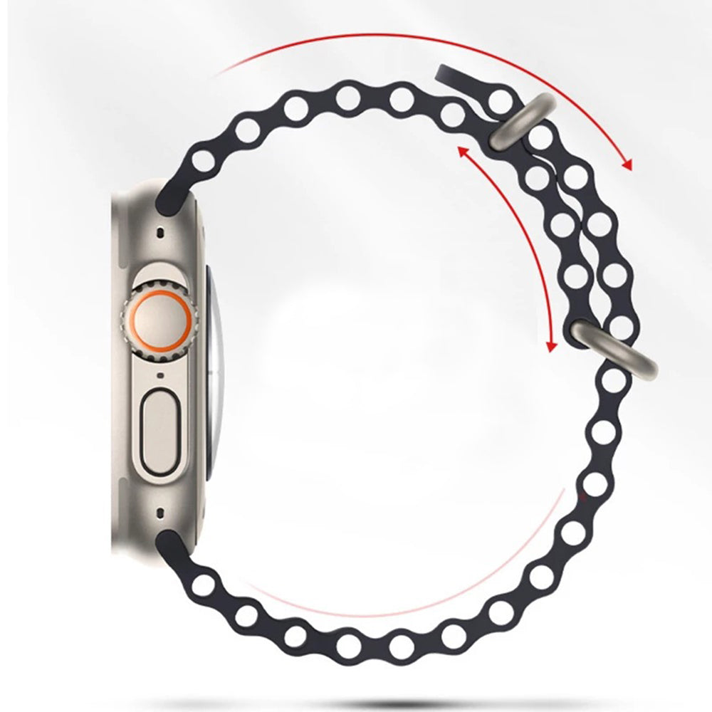 Techsuit W038 Strap for Apple Watch 42mm / 41mm / 40mm / 38mm Series, Blue