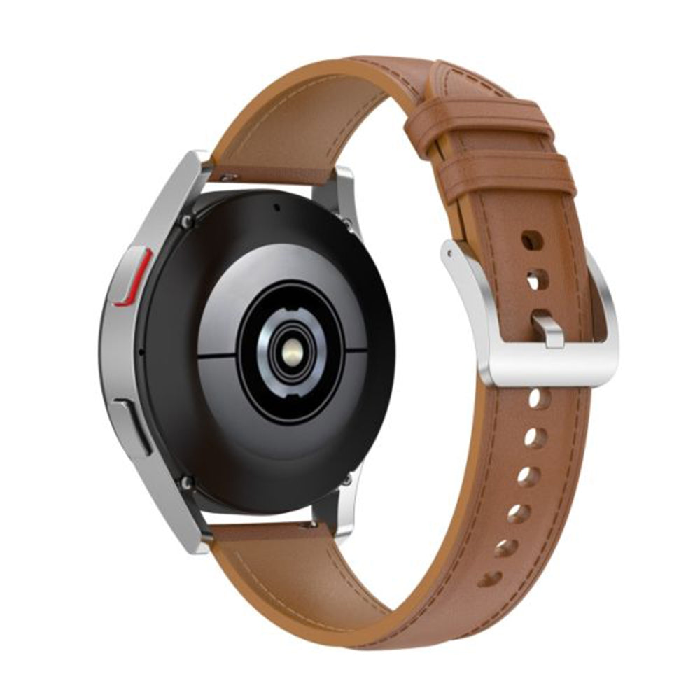 Techsuit W048 Strap for Samsung Galaxy Watch / Huawei Watch Series, 20mm, Brown