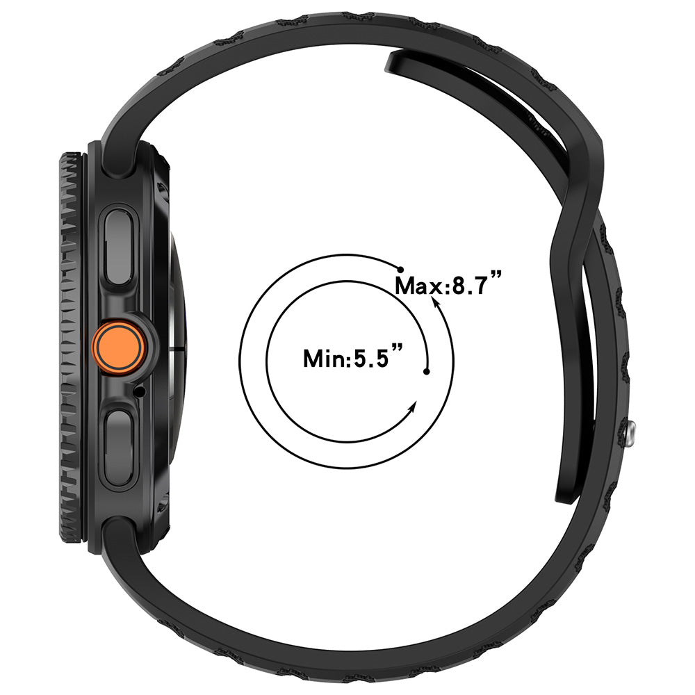 Techsuit W050 Strap for Samsung Galaxy Watch 8 Classic / Watch8 44mm / Watch 8 40mm, Blue