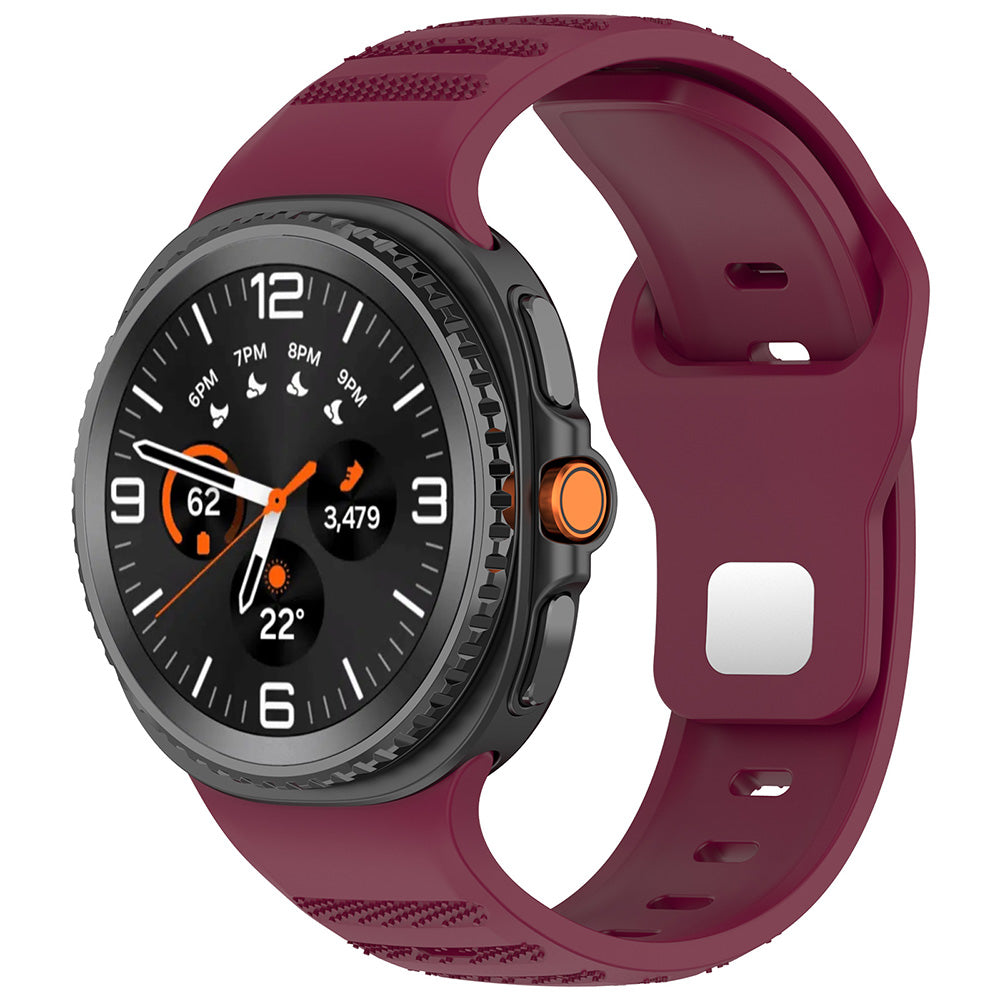 Techsuit W050 Strap for Samsung Galaxy Watch9 / Watch8 / Watch8 Classic Series, Burgundy