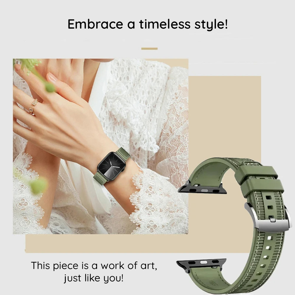 Techsuit W051 Strap for Apple Watch 42mm / 41mm / 40mm / 38mm Series, Gray