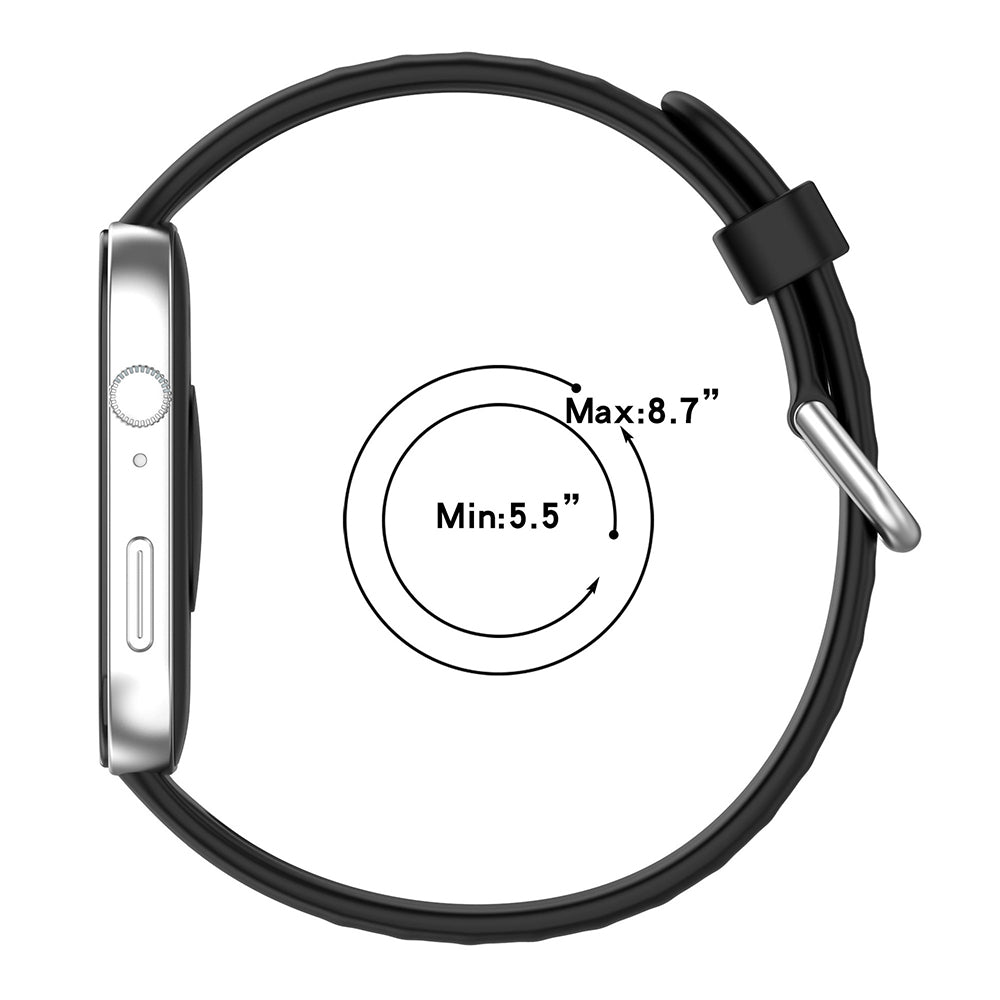 Techsuit W061 Strap for Huawei Watch Fit 5 Pro / Fit 5 / Fit 4 Pro / Fit 4 / Fit 3, Black