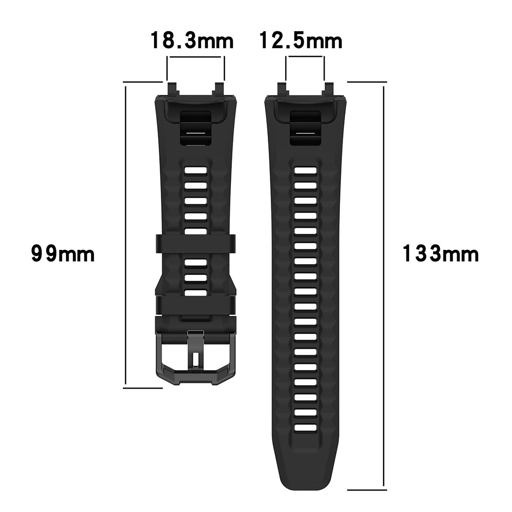 Techsuit W067 Strap for Amazfit T-Rex 2, Navy Blue