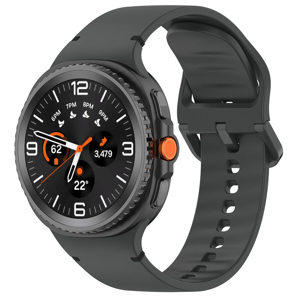 Techsuit W079 Strap for Samsung Galaxy Watch8 / Watch8 Classic Series, Graphite Black