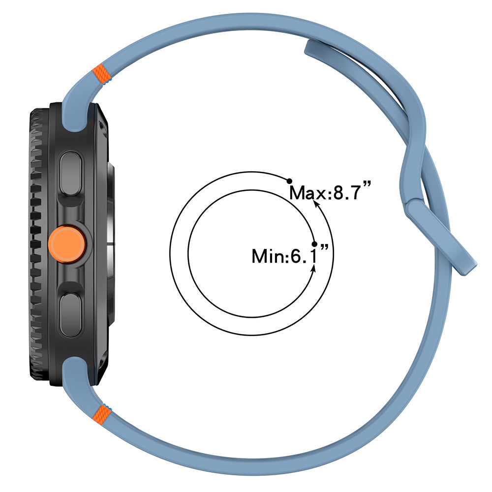 Techsuit W079 Strap for Samsung Galaxy Watch8 / Watch8 Classic Series, Orange