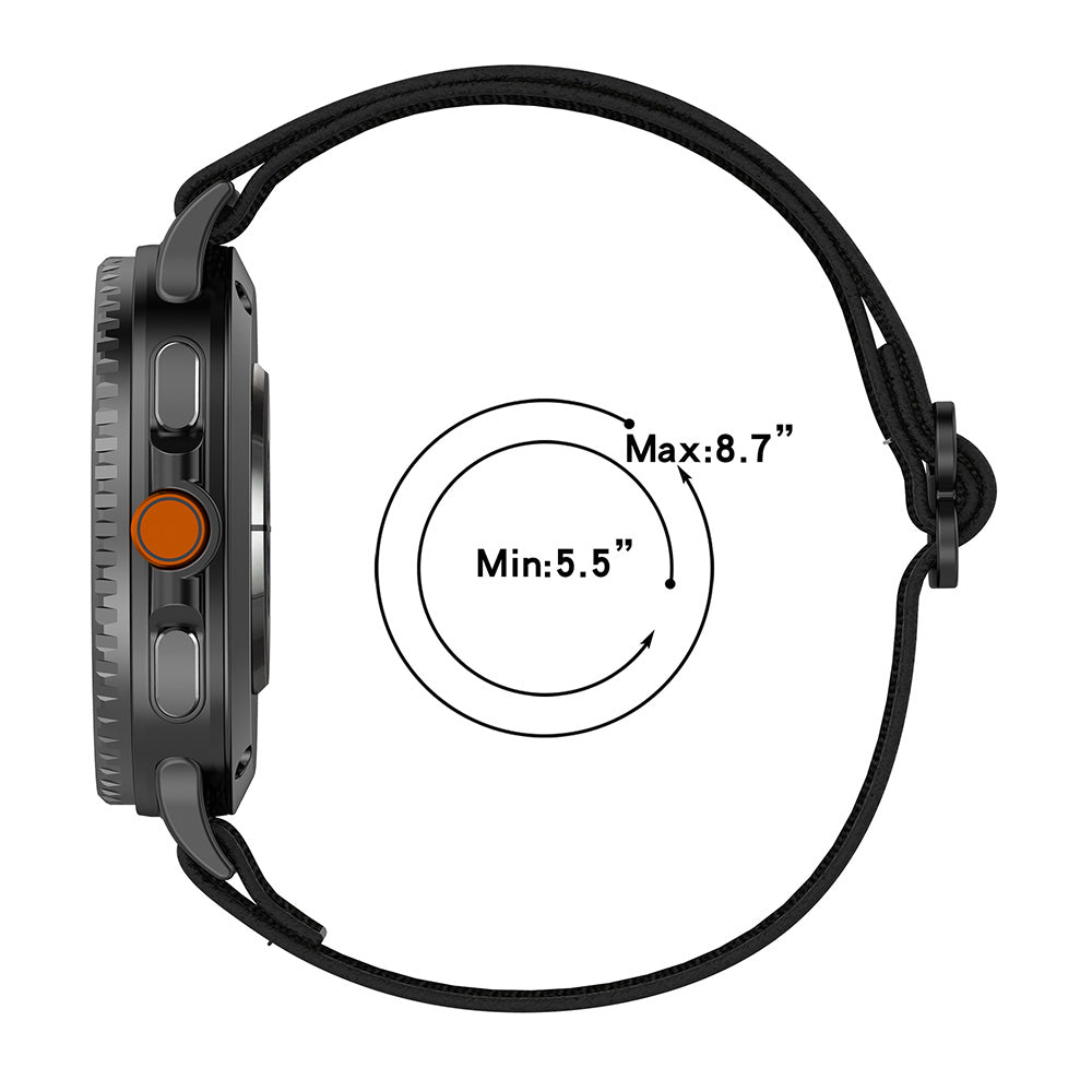 Techsuit W080 Strap for Samsung Galaxy Watch9 / Watch8 / Watch8 Classic Series, Brown
