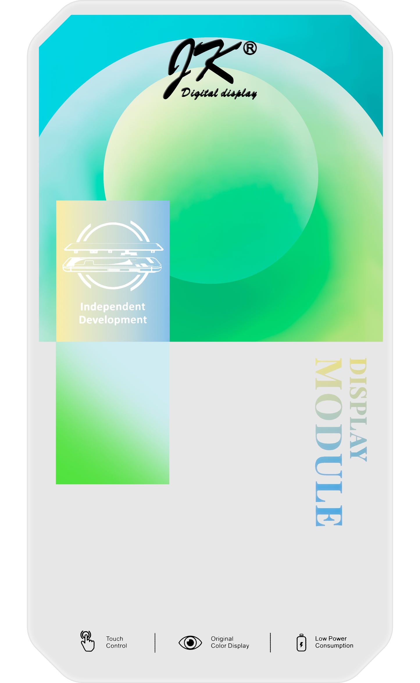 JK Touchscreen Display for Apple iPhone 13 Pro Max, with Frame, Movable IC In-Cell LCD Version, Black