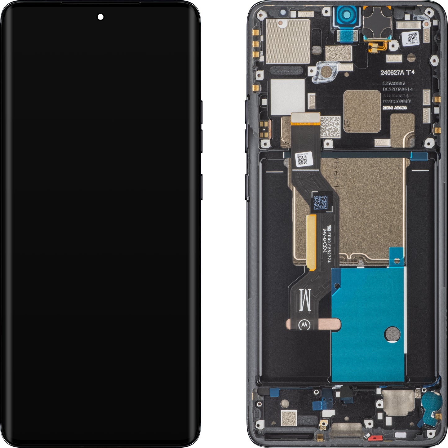 Touchscreen Display Motorola Edge 50 Pro, with Frame, Black (Black Beauty), Service Pack 5D68C24092