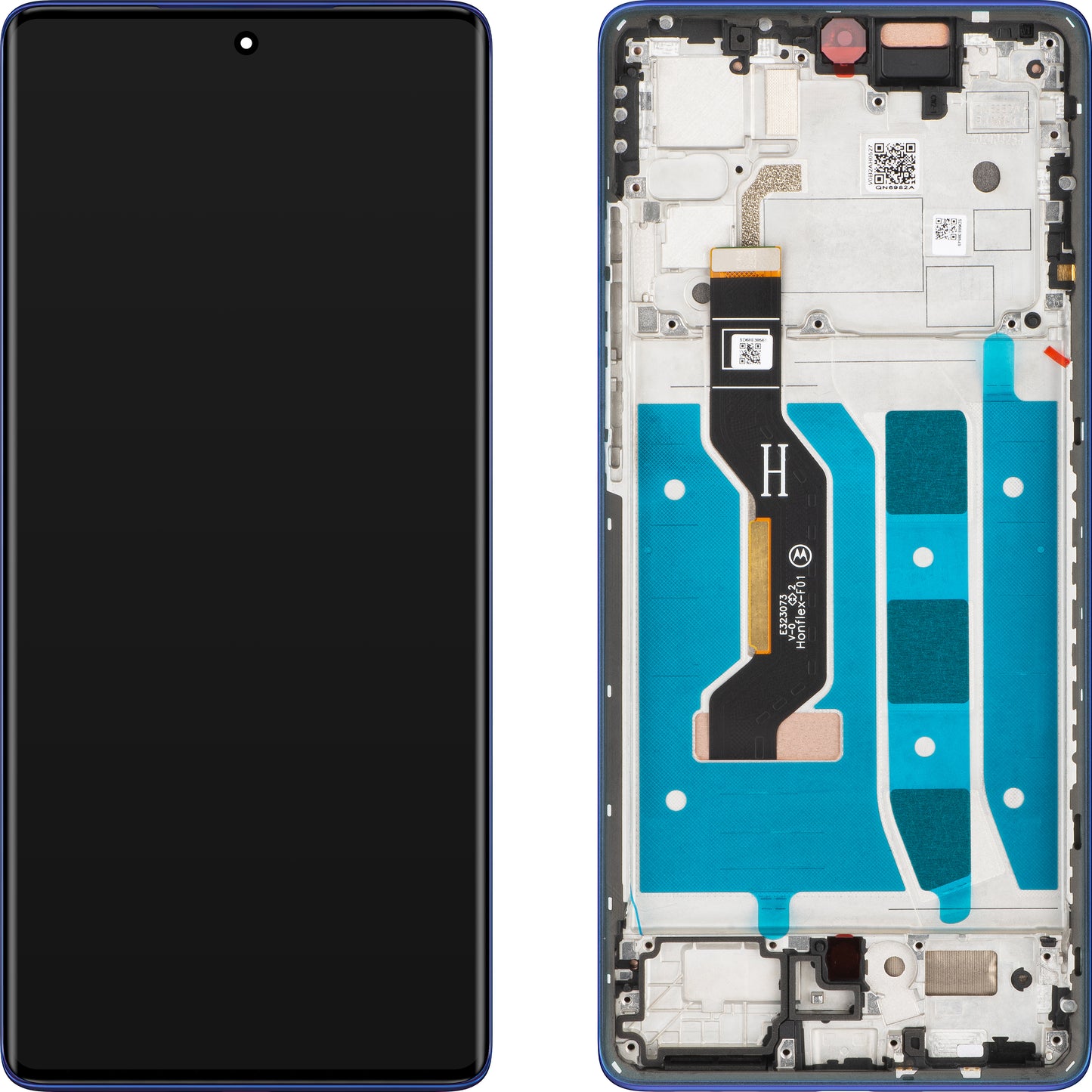 Motorola Moto G85 Touchscreen Display, with Frame, Cobalt Blue, Service Pack 5D68C24856