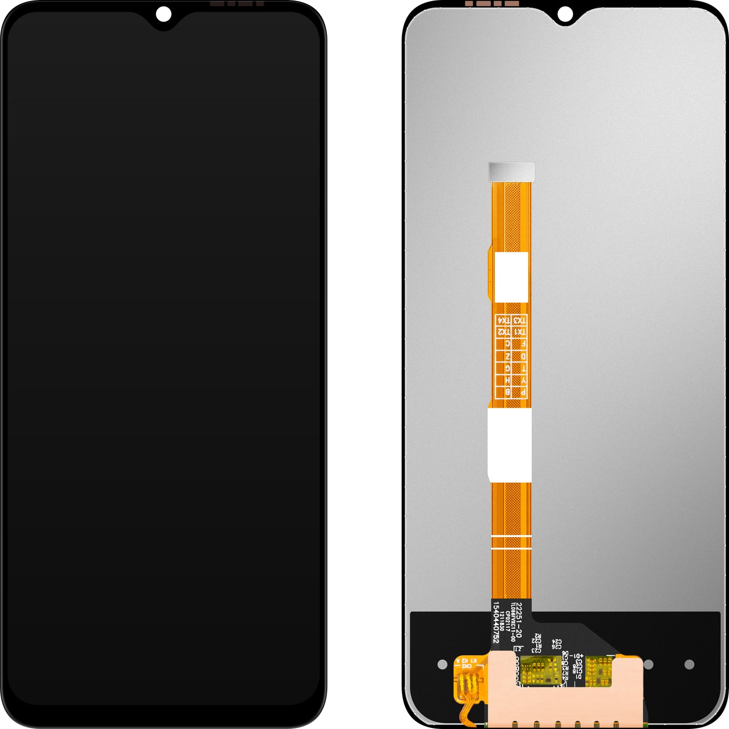 MP Touchscreen Display compatible with vivo Y35 (2015)