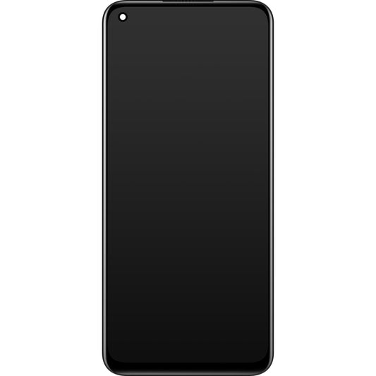 Realme 8 Touchscreen Display, with Frame, Black, Swap 4906919