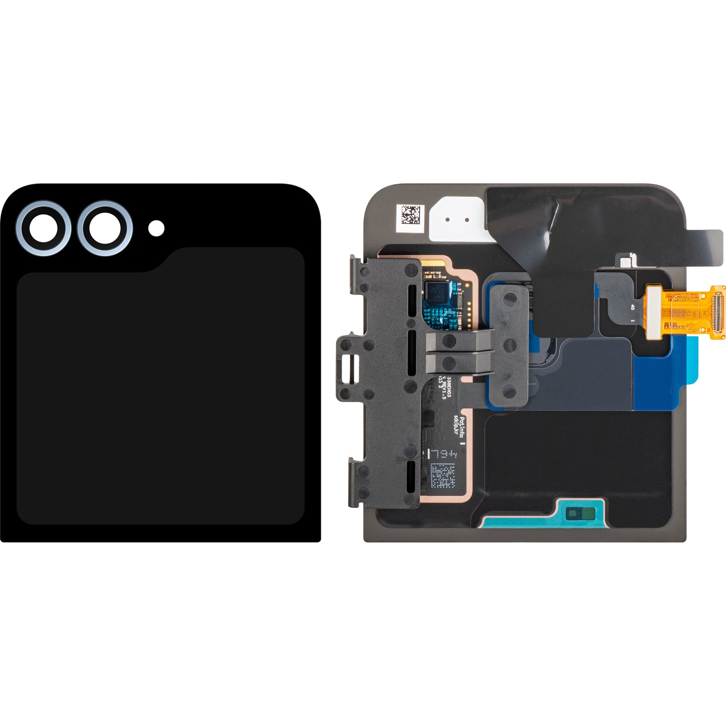 Samsung Galaxy Z Flip6 F741 Display with Touchscreen, Under Outer, Blue, Service Pack GH97-30012C